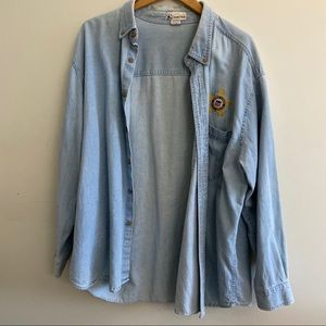 Oversized Denim Shirt